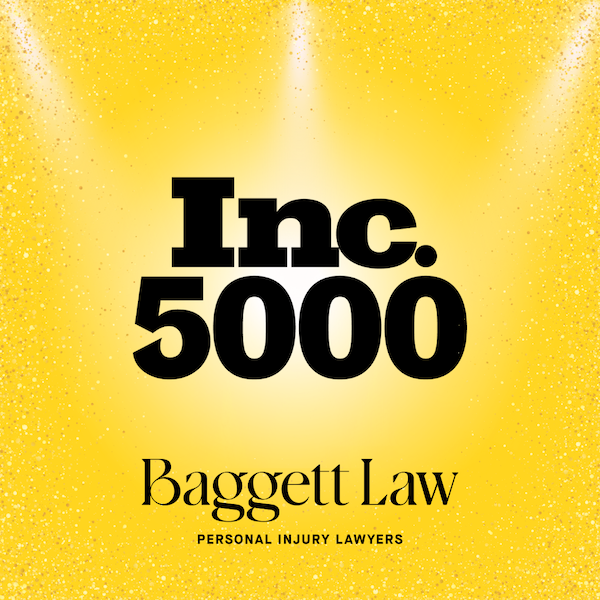Baggett Law Personal Injury Lawyers named to the 2023 Inc. 5000 List! 